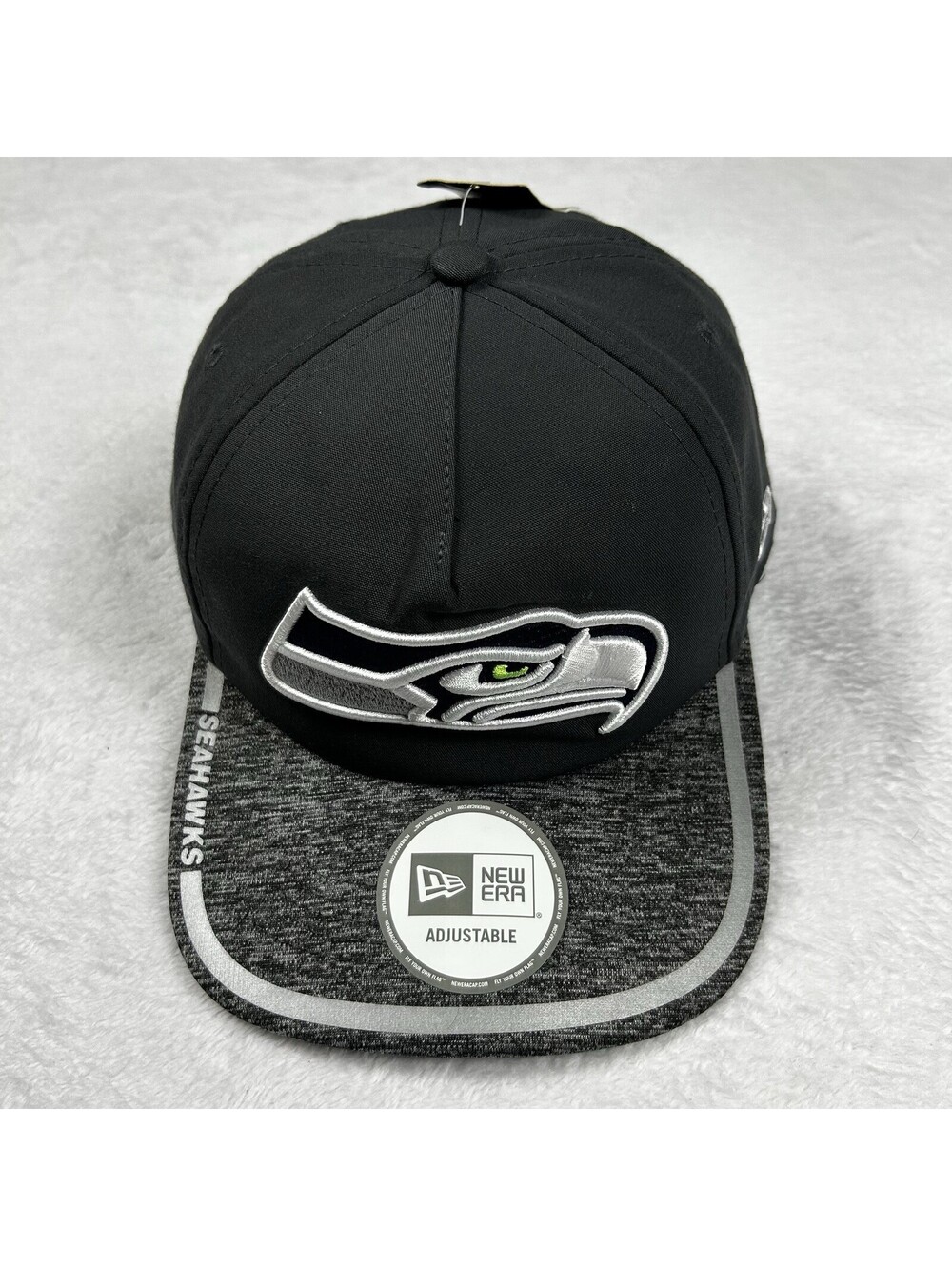 New Era 9Fifty Men Women Cap Team Seattle Seahawks Basic Gray Adjustable Hat New